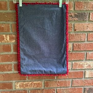 Red and Blue Kitchen Towel